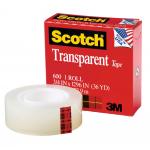 3M Scotch #600 透明膠紙 0.75吋 36碼 (卷)