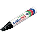 Artline 100 箱頭筆 7.5-12mm 方頭 黑色