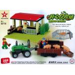 星鑽 #82115 塑膠積木-農場 268塊 與LEGO積木相融
