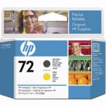 HP C9384A #72 噴墨 Matte Black / Yellow Printhead