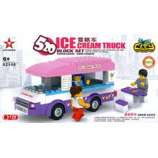 星鑽 #82108 塑膠積木-雪糕車 176塊 與LEGO積木相融