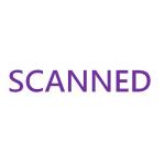 SCANNED 原子印 OX20061 紫色