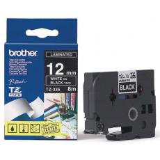 Brother TZe Label Tapes 標籤帶 12mm 8M TZe-335 黑底白字