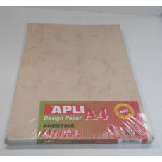 APLI  Design Paper  80gsm  100張  雲紋淺啡色  僅有1包