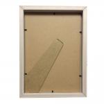 嘉藝 A4 木框相架 銀色 玻璃面 座檯 粗邊 21x29.7cm(個)