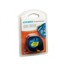 DYMO #91202 電子標籤帶 膠質 黃色 12mm x 4M
