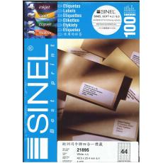 厘部 SINEL 21895 48.5X25.4mm 白色 (僅限4盒) (清貨場)