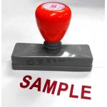 原子印 訂造 WAHTAT HF2291 20x89mm SAMPLE 紅色     