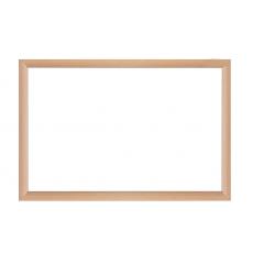 磁性白板, 單面, 90x120cm 約3 x 4呎, 木邊 無筆盤(塊)