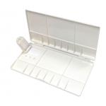 TS-017 調色盒, 長方形, 10 x 20cm, 白色