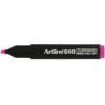 ARTLINE 660 螢光筆 1-4mm 方頭 粉紅色