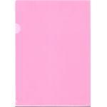 快勞袋 1層 D.BS E355 F4 粉紅LR Plastic Folder