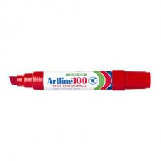 Artline 100 箱頭筆, 7.5-12mm, 方頭, 紅色