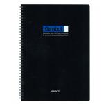 GAMBOL DS4000 鐵圈簿, A4, 黑膠封面