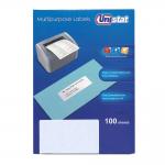 UNIstat U4428 多用途打印標籤貼紙 Label A4 100張 210x297mm 100貼