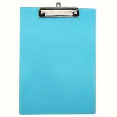 XINQI XQ803 單板夾, A4, 不易碎膠,透明磨沙,軟身,藍色