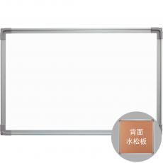 Super 鋁邊 雙面板 一面樹脂面白板 一面水松面板 30x45cm (約1x1.5尺) (需另加運費)