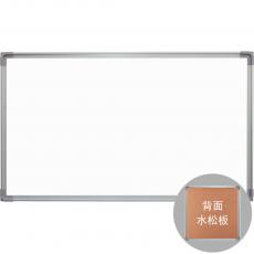 Super 鋁邊 雙面板 一面樹脂面白板 一面水松面板 90x120cm (約3x4尺) (需另加運費)