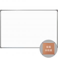 Super 鋁邊 雙面板 一面樹脂面白板 一面水松面板 120x180cm (約4x6尺) (需另加運費)
