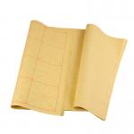 43x75cm 米字格(10x10cm) 黃色 宣紙,70張/包