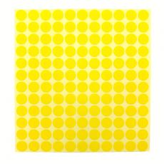 標籤貼紙 Label OfficeOx C101 13mm 圓形 黃色 15張  