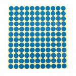 標籤貼紙 Label OfficeOx C101 13mm 圓形 藍色 15張