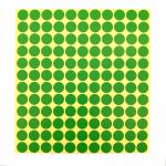 標籤貼紙 Label OfficeOx C101 13mm 圓形 綠色 15張  