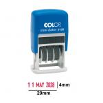 日期印 日期觔斗印 COLOP S120 英文 4mm 藍色