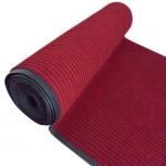 地毯 80x120cm 雙條紋 紅色 黑膠底 (製作消毒地毯必備！)