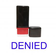 WT-Stamp 原子印 藍色 DENIED