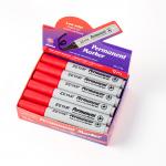 ZEYAR,1744,箱頭筆,方頭,1-5mm,紅色