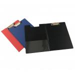 雙摺單板夾 包膠 A4 黑色