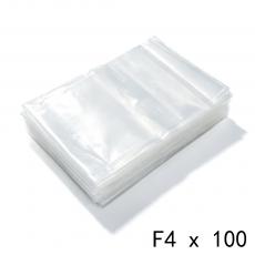 膠袋 PE F4 size 元線直身 100個（下開口）