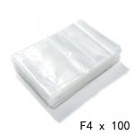 膠袋 PE F4 size 元線直身 100個（下開口）